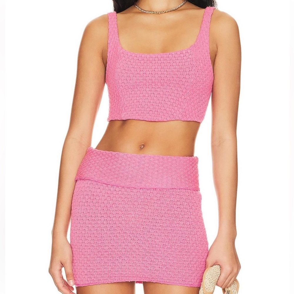 INDAH Cropped Top and Skirt Set